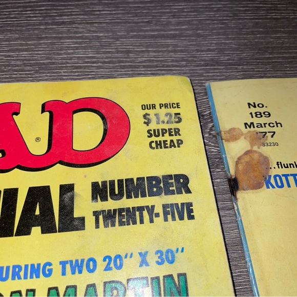 VINTAGE 1970s MAD MAGAZINE Bundle Lot Of 2ea Super Special #25 & #189 - Picture 3 of 10